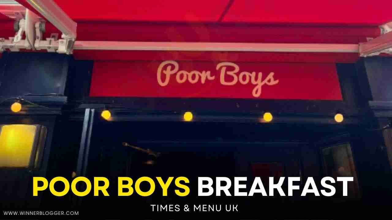 POOR BOYS, Kingston upon Thames - Menu, Prices & Restaurant Reviews -  Tripadvisor
